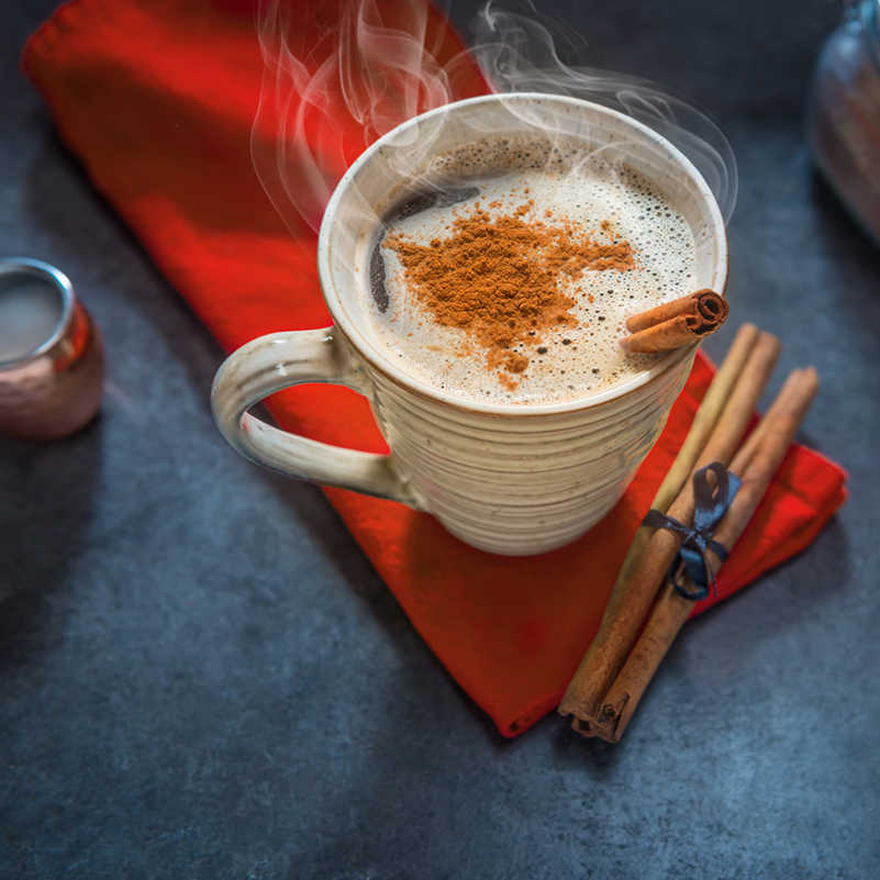 Cinnamon Dandy hot latte