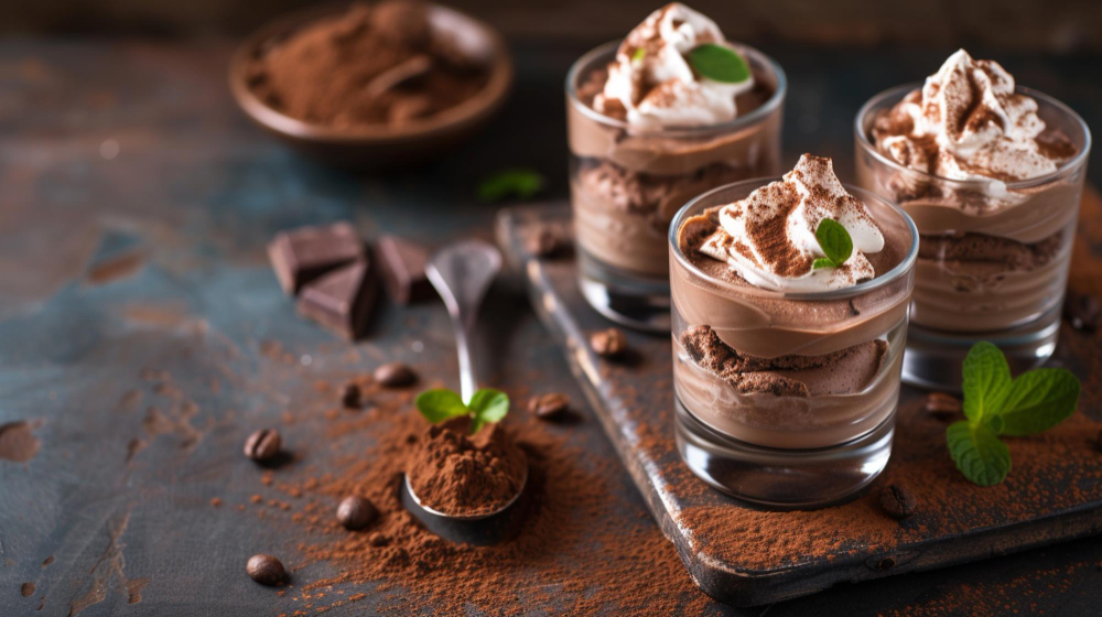 Easy Homemade Chocolate Mousse with Dandy Blend