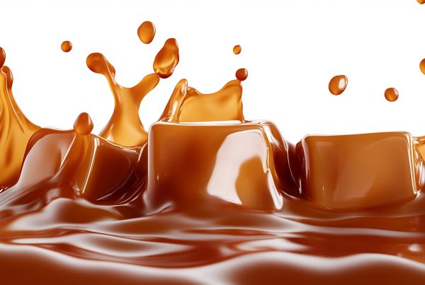 Caramels melting