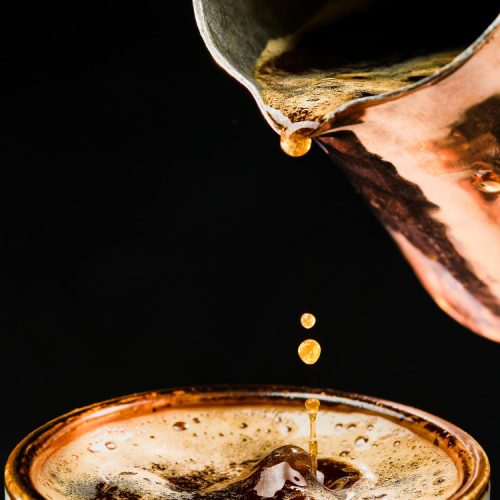 Close up of Chai tea