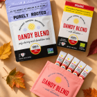 October bundle on a table with leaves